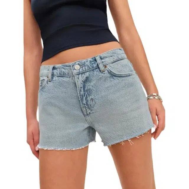 REFORMATION Sutton Low Rise 2.5 Slouchy Jean Shorts