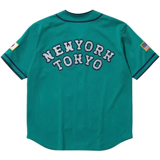 Supreme x Homerun SS25 WEEK12 Baseball Jersey logo