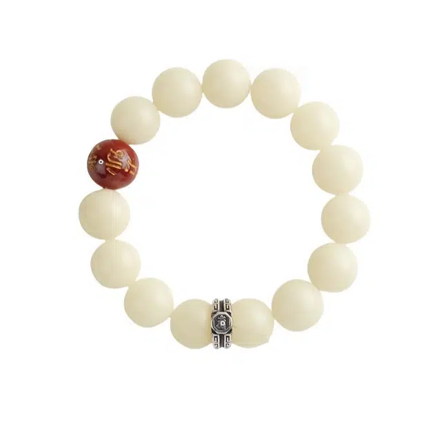 子婳 高级文玩 时尚简约个性 白玉菩提 手串 男女同款情侣款