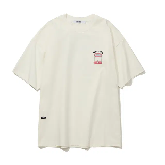 nautica white sail POPBOY T