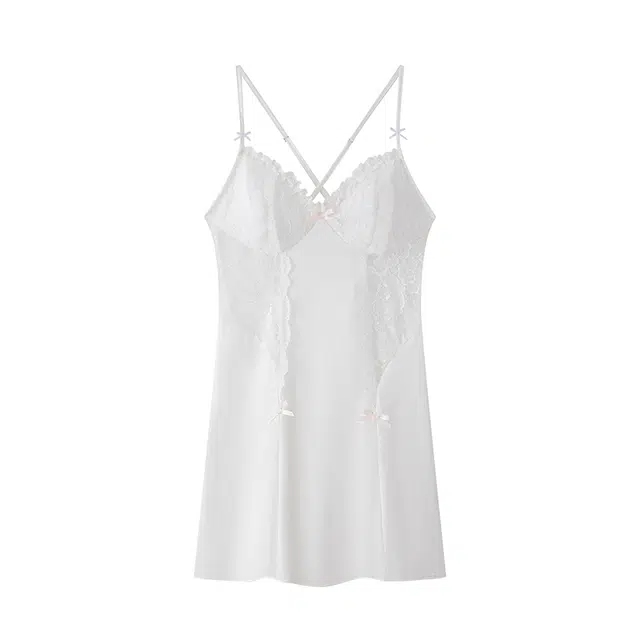 好福份 带胸垫女休闲舒适家居服夏季睡裙 女款