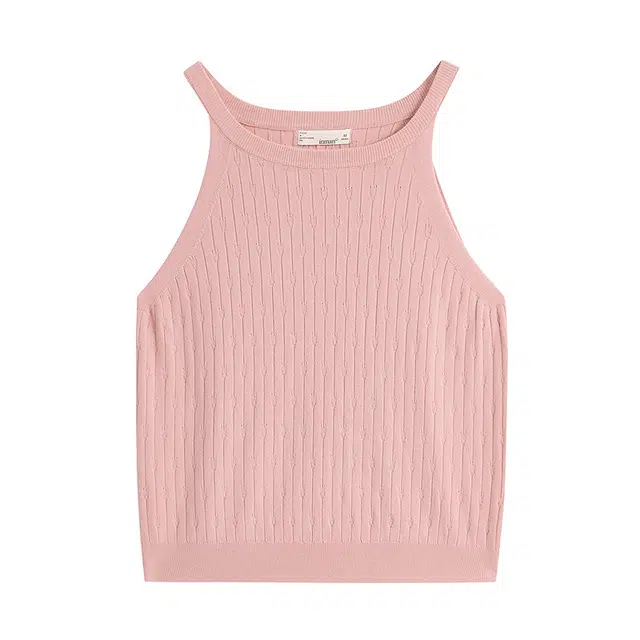 茵曼 薄款清凉针织百搭叠穿修身背心 女款