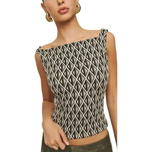 REFORMATION Birch Knit Top