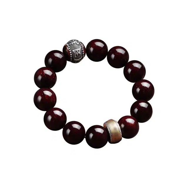 【平安转运】 古木匠 六字箴言 诸事顺利时来运转 一帆风顺升职加薪事业有成#好运 紫檀属 手串 男女同款情侣款