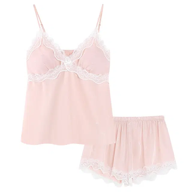 好福份 纯色简约风休闲舒适家居服睡衣套装 女款