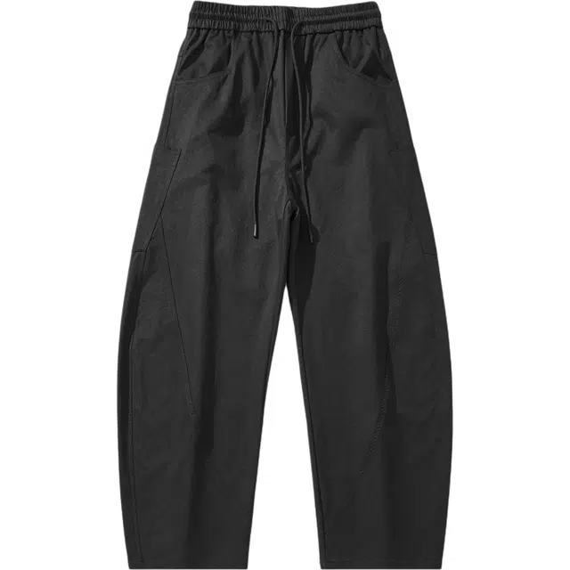 独驰 美式弯刀阔腿简约高街直筒工装休闲裤 男女同款