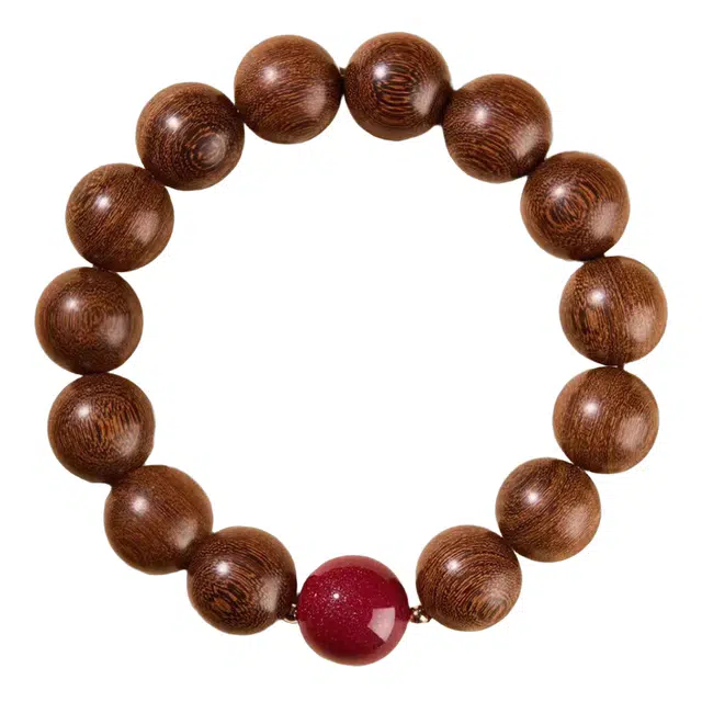 千玺世家 国风潮流 招财转运纳福 平安喜乐 金丝檀木 手串 男女同款情侣款