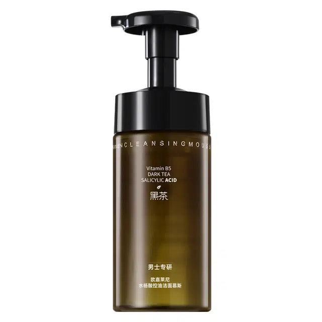 欧嘉莱尼 黑茶氨基酸洁面慕斯 清爽控油清洁