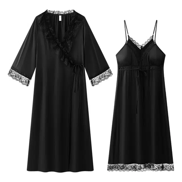 好福份 带胸垫凉感甜美家居服夏季睡衣套装 女款