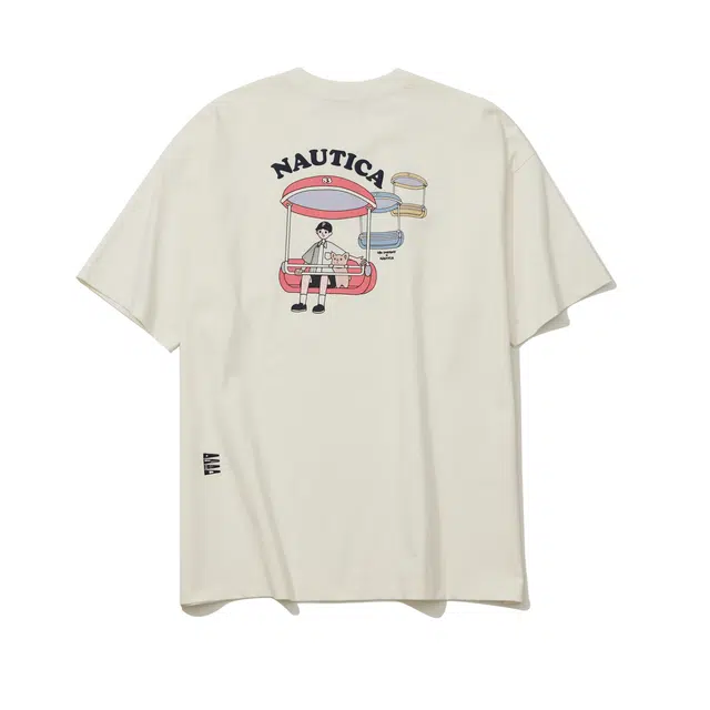 nautica white sail POPBOY T