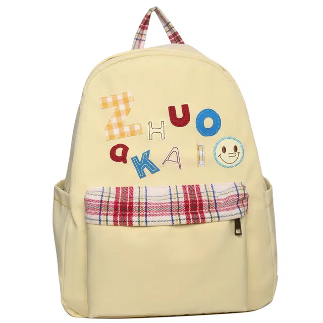 醇龙 小清新高颜色小众设计 尼龙 双肩包 常规 女款 黄色/白色/绿色/深蓝色