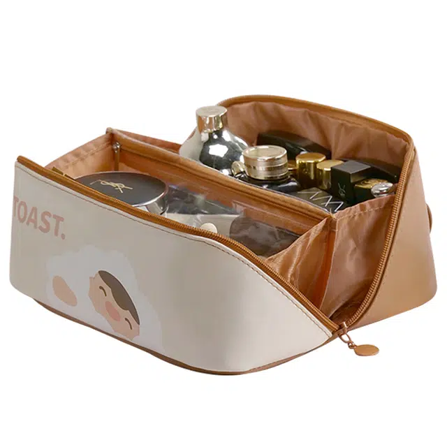 班哲尼 萌趣贝壳化妆包旅行洗漱包大容量分区 收纳包