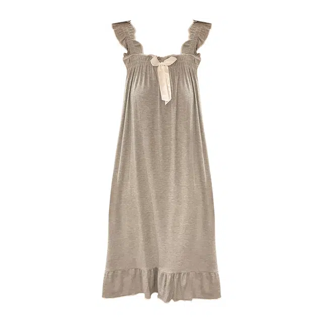 欧诗帛 韩版凉感吊带带胸垫高颜值家居服可外穿无袖夏季睡裙 女款