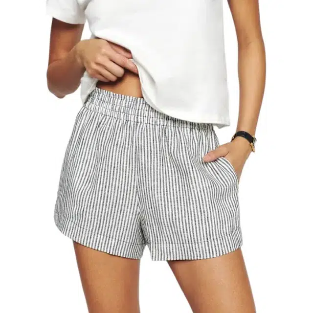 REFORMATION Mila Linen Short