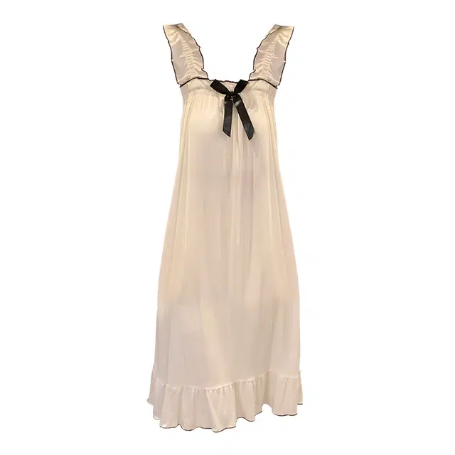 欧诗帛 凉感带胸垫可外穿家居服无袖睡裙 女款