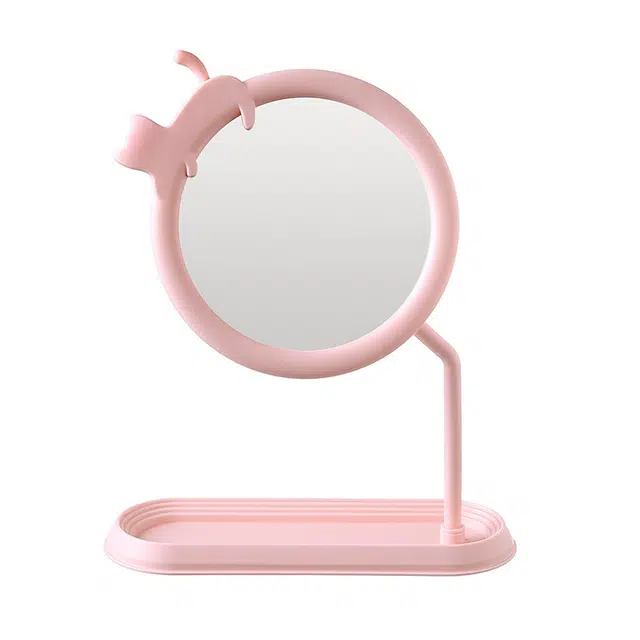 未来枫情 福猫桌面台式单面镜 置物收纳