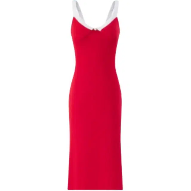 识恩 法式度假长款裙无袖连衣裙 女款