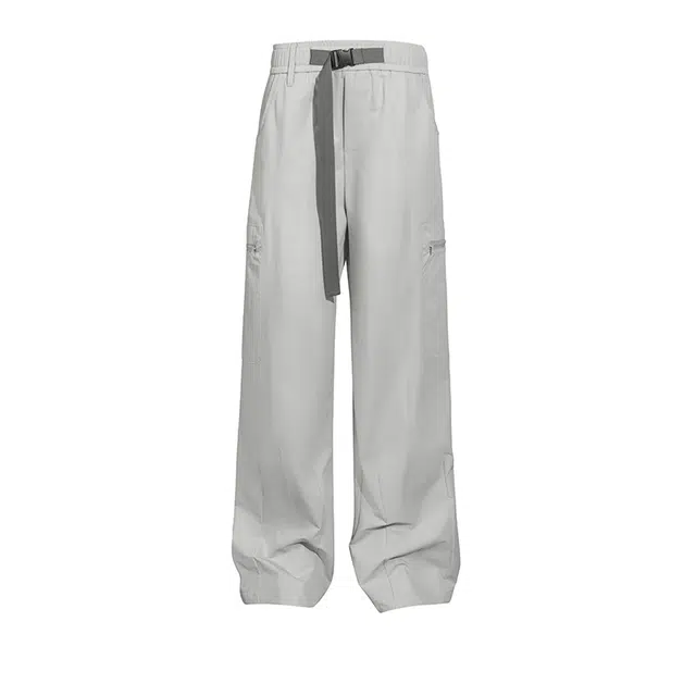 颂希尔 户外冰丝速干长裤薄款透气肤感腰带设计休闲裤 男女同款