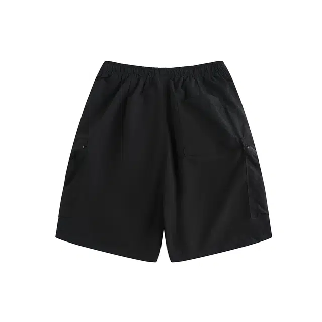 【dme】 潮牌男夏季外穿宽松潮牌重磅百搭港风大口袋五分裤痞帅休闲工装短裤 男女同款