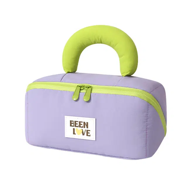 班哲尼 棉花糖枕头洗漱包大容量手提便携分区化妆包 收纳包