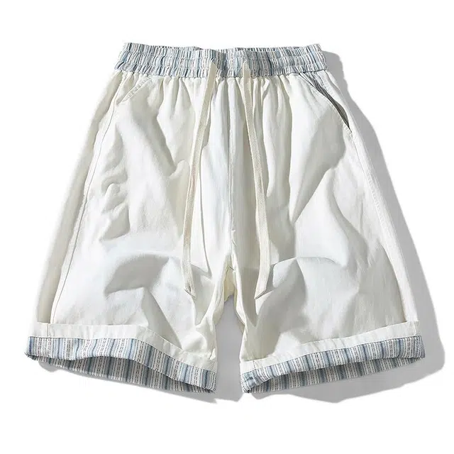 隐狼世家 夏季潮牌美式工装裤宽松青年五分休闲短裤 男款