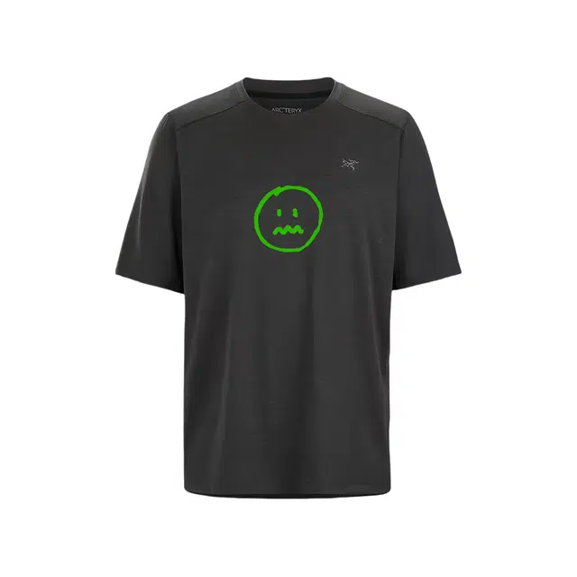 Arcteryx CORMAC CREW logoT black gray