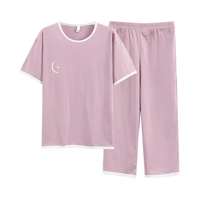 好福份 舒适简约透气轻便设计家居服睡衣套装 女款