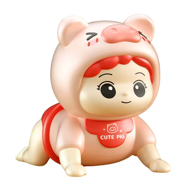 咕轹 电动爬娃 引导抬头训练 早教益智玩具