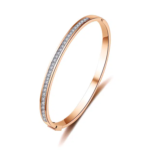 钵提 轻奢满天星金色小众 钛钢 手镯 男女同款情侣款 玫瑰礼盒装