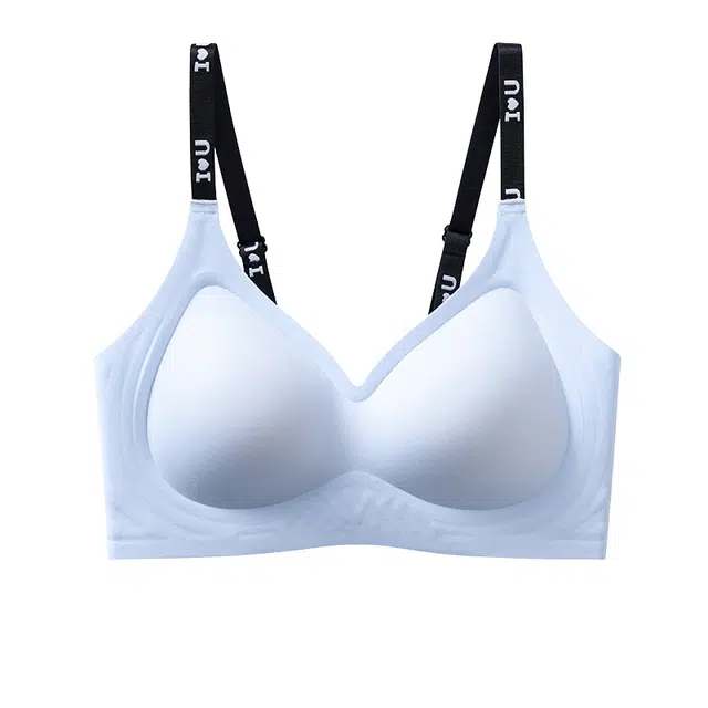 草本初色 小胸显大侧收防滑液态软支撑内衣水滴杯固定款贴肤透气隐形文胸 女款