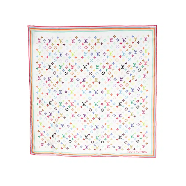 Louis Vuitton x Takashi Murakami Scarf