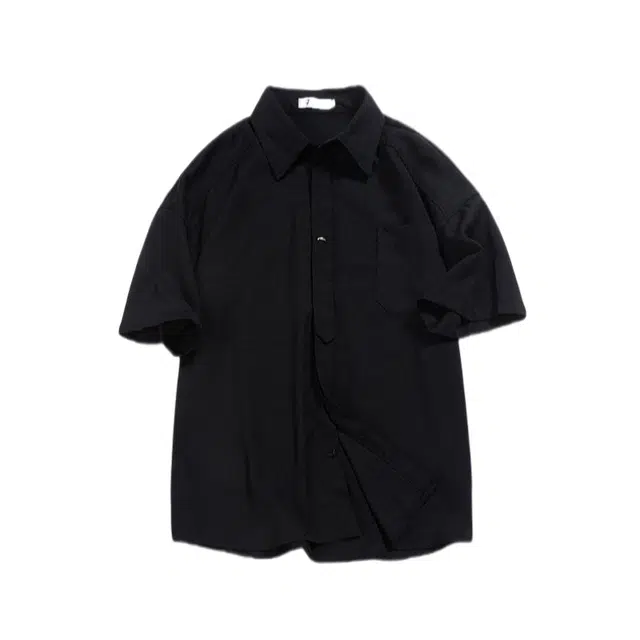 加荣 日系简约薄款透气痞帅衬衣休闲百搭韩系上衣垂坠感高级感潮流宽松慵懒外套夏季短袖衬衫 男女同款