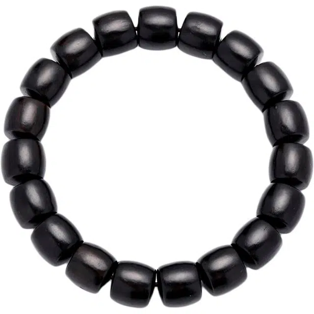 得笙陌 复古好运文玩精美国潮转运珠文艺佛珠直切珠 黑檀 手串 男女同款情侣款