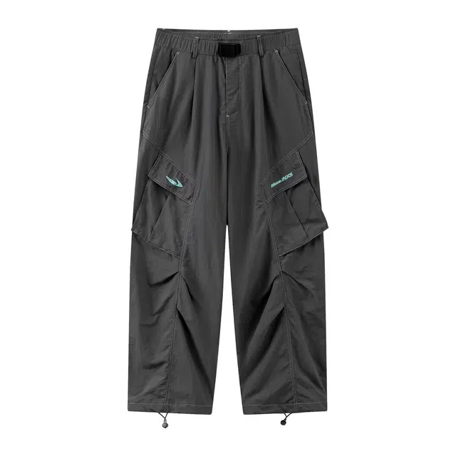 江南先生 野生无限美式复古透气速干宽松工装休闲裤 男女同款