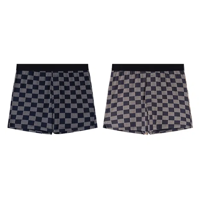 对你的私语 【双面莫代尔阿罗裤】大码男内裤睡裤家居裤一裤多穿平角短裤 男款 组合装