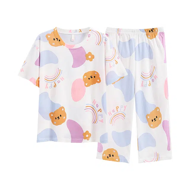 好福份 透气轻盈设计家居服可外穿睡衣套装 女款