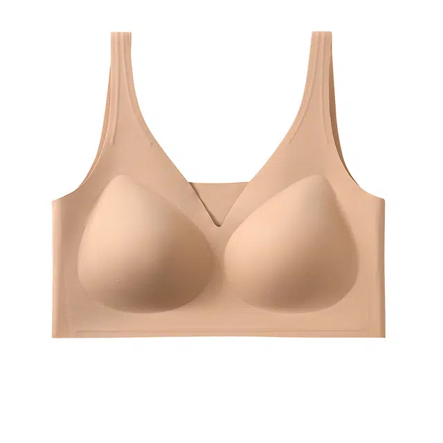 草本初色 透气防闷汗无痕承托乳胶背心贴肤透气文胸 女款