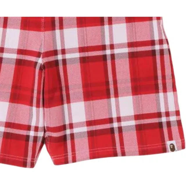 BAPE Check Gift Sweat Shorts