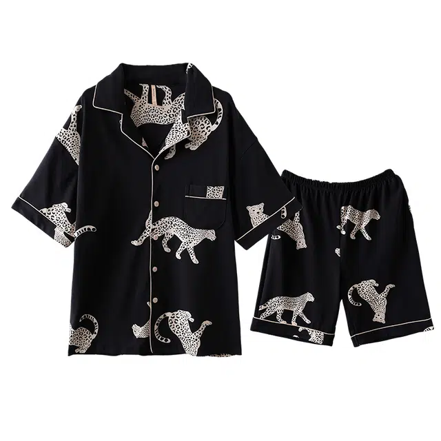 侘町 休闲舒适简约睡衣套装 男款