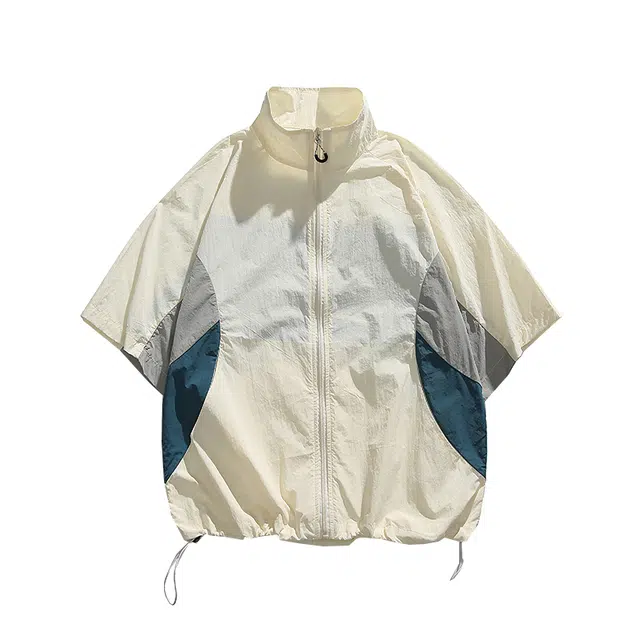 欧迪芬 时尚通勤拼接百搭户外运动上衣短裤情侣套装