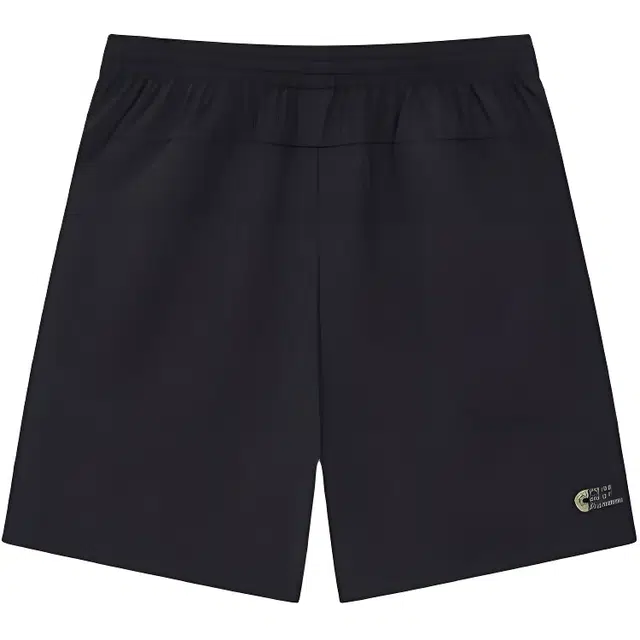 匹克 训练跑系列 休闲简约系带运动短裤 男款 黑色