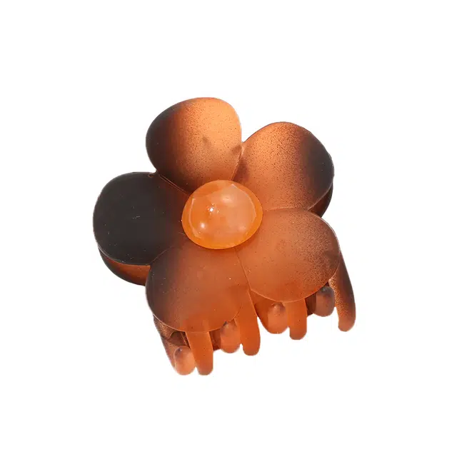 如花梦 复古简约花朵气质盘发高级感 亚克力 发夹 女款