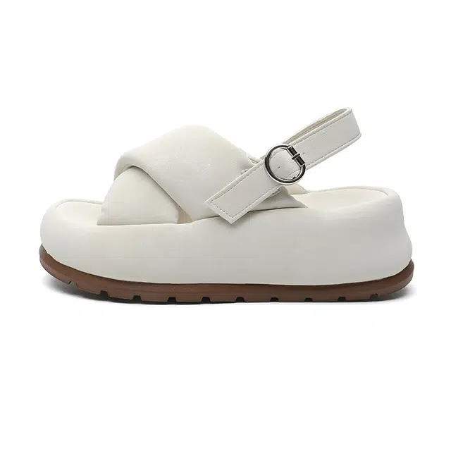 阿比让 休闲百搭日常轻便 一字带凉鞋 女