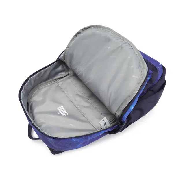 李宁儿童 运动生活系列 时尚轻量护脊休闲双肩 聚酯纤维 童包 常规 青少年 彩蓝