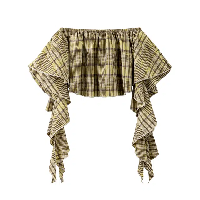 江南先生 野生无限美式复古格纹屁帘女夏百搭叠穿半身裙潮休闲短裙 女款