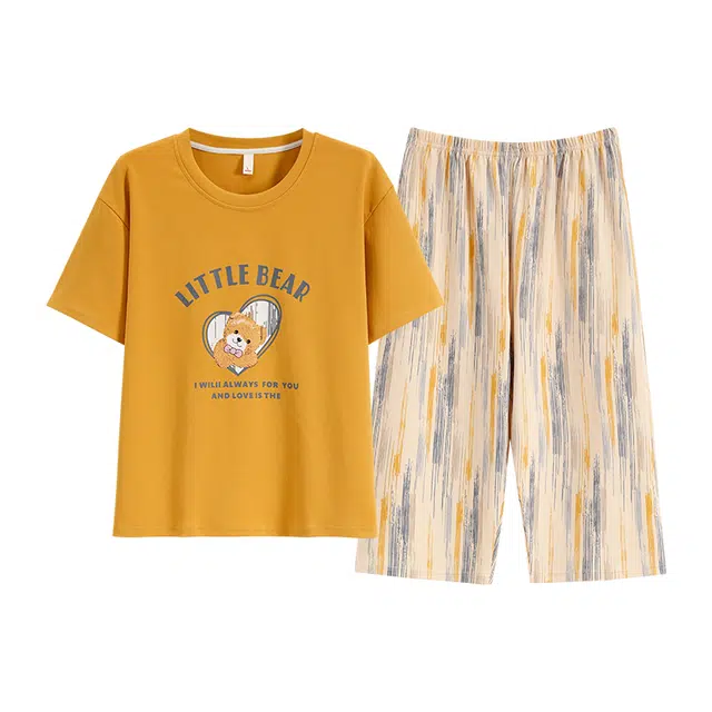 好福份 柔软亲肤透气家居服睡衣套装 女款