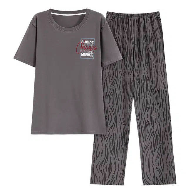 好福份 时尚轻便舒适款式家居服夏季睡衣套装 男款