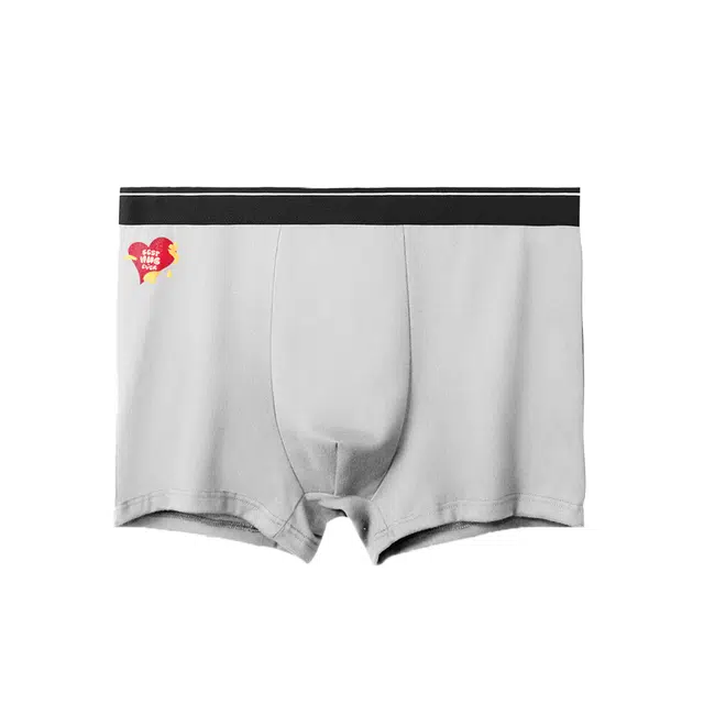 加菲猫家族 运动纯棉不勒腿透气亲肤无痕平角内裤 男款 组合装