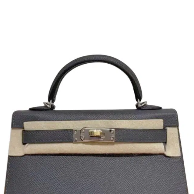 HERMES Mini Kelly Epsom 85 Ardoise