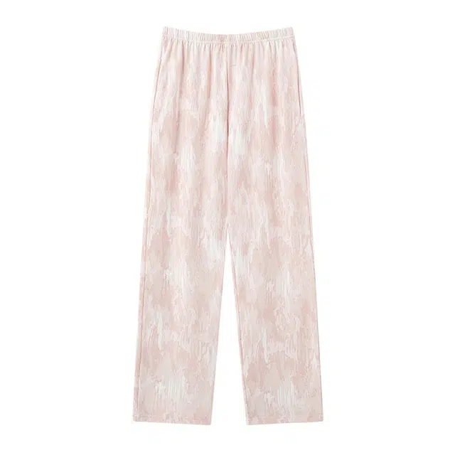 向薇 纯棉长裤宽松休闲可外穿家居睡裤 女款